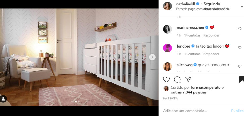 Gr Vida Nathalia Dill Mostra A Decora O Do Quarto Da Filha