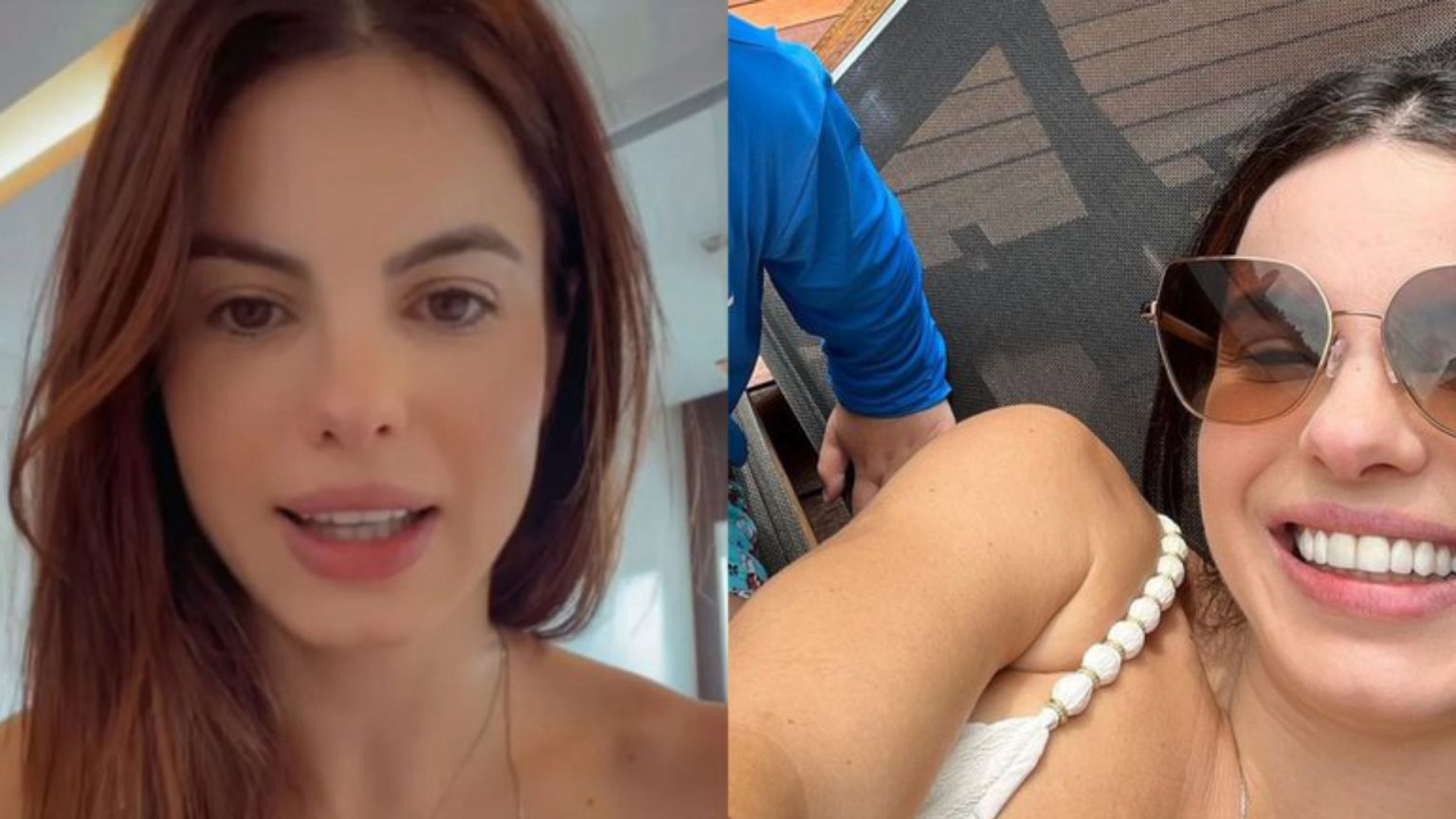 De biquíni Sthefany Brito aparece em clique raro filho