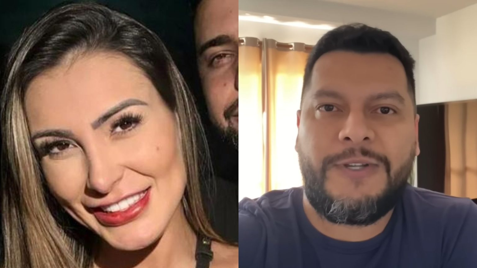 Andressa Urach assume namoro e ex marido reage Força ao casal