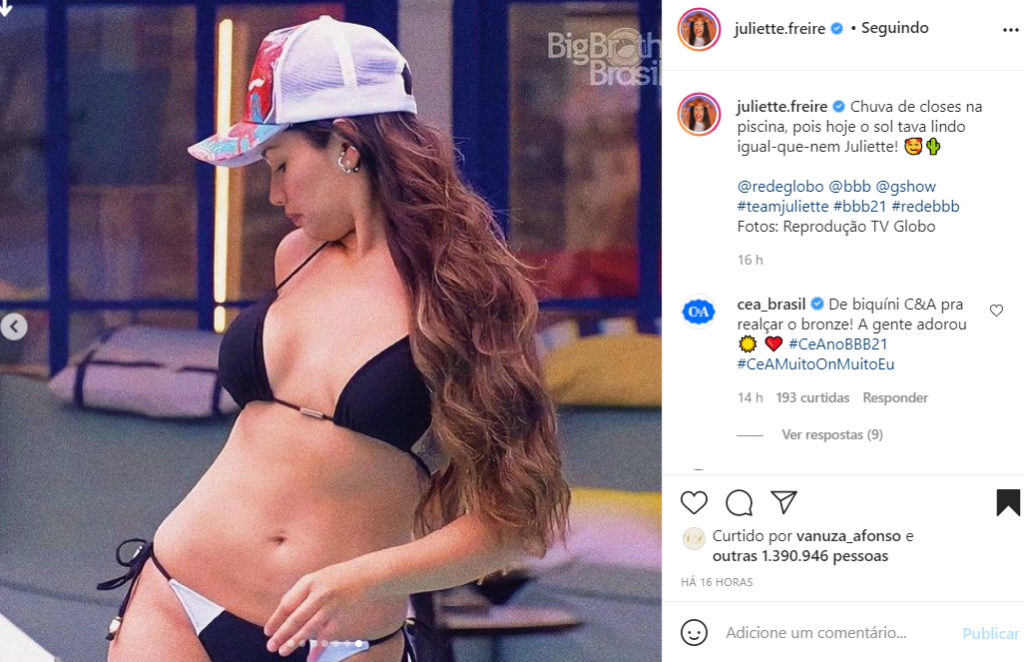 Bbb De Biqu Ni Juliette Exibe Corp O Em Dia Na Piscina