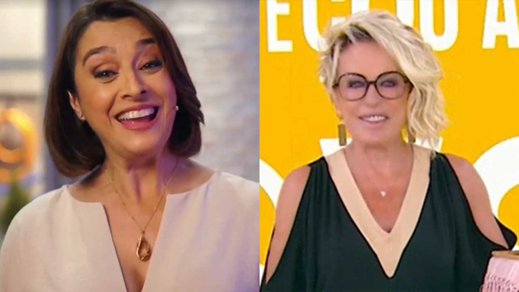 Cátia Fonseca e Ana Maria Braga no programa Mais Você - Crédito: Reprodução / Globo