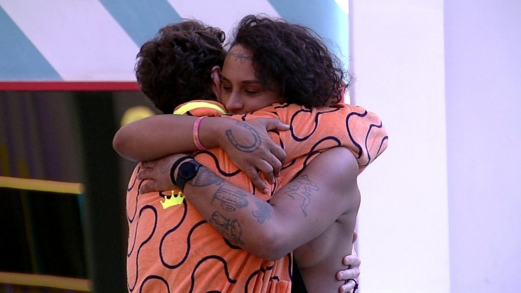 Lucas e Linn da Quebrada no BBB 22