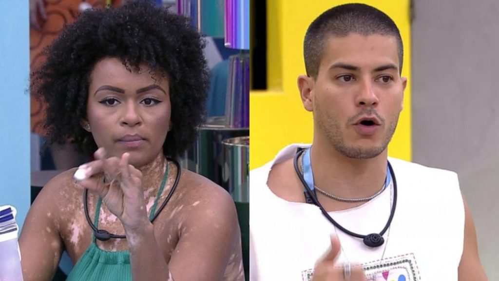 Natália e Arthur Aguiar no BBB 22