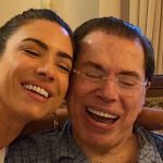 Patricia Abravanel e o pai, Silvio Santos, dono do SBT