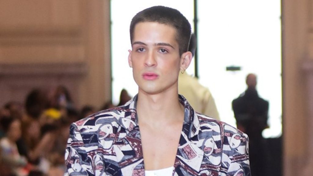 João Guilherme na SPFW (Créditos: Leo Franco/Agnews)