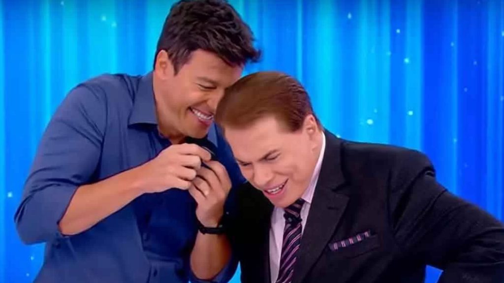 Rodrigo Faro e Silvio Santos - Crédito: Reprodução/ SBT