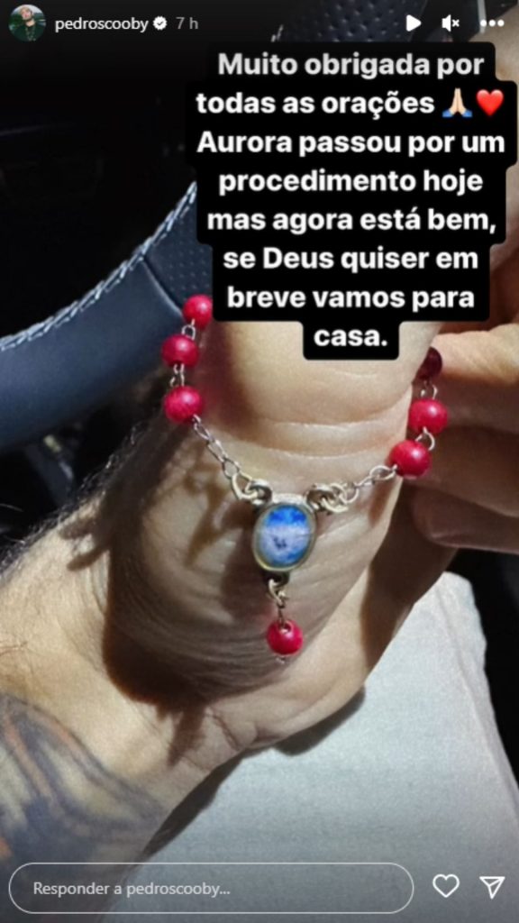 Story de Pedro Scooby. Reprodução/Instagram