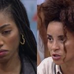 Tina e Domitila no 'BBB 23'. Reprodução/TV Globo