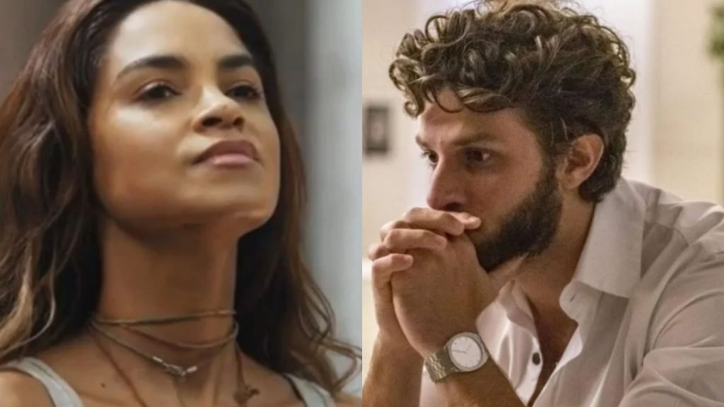 Brisa e Ari em 'Travessia'. Reprodução/TV Globo