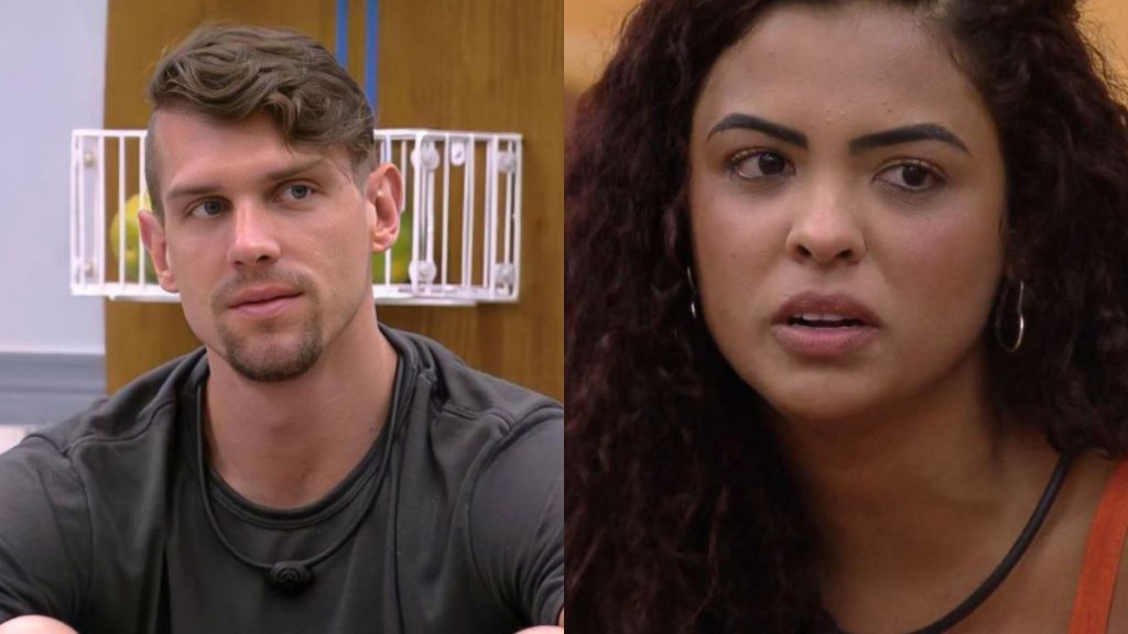 Cristian e Paula no 'BBB 23'. Reprodução/Globoplay