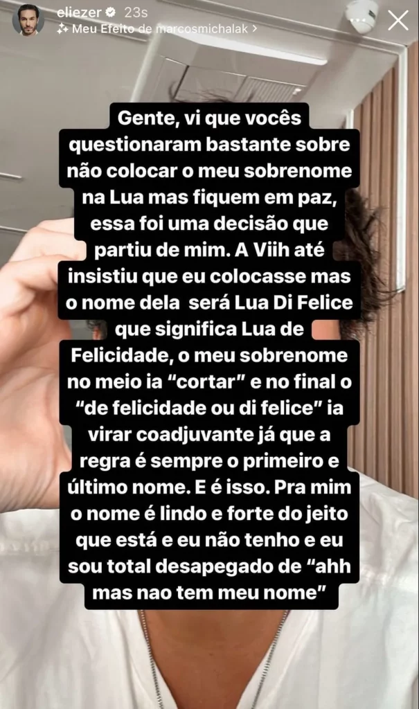 Eliezer. (Reprodução/Instagram)