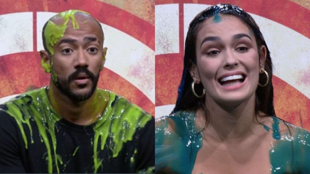 Ricardo e Larissa no 'BBB 23'. Reprodução/Globoplay