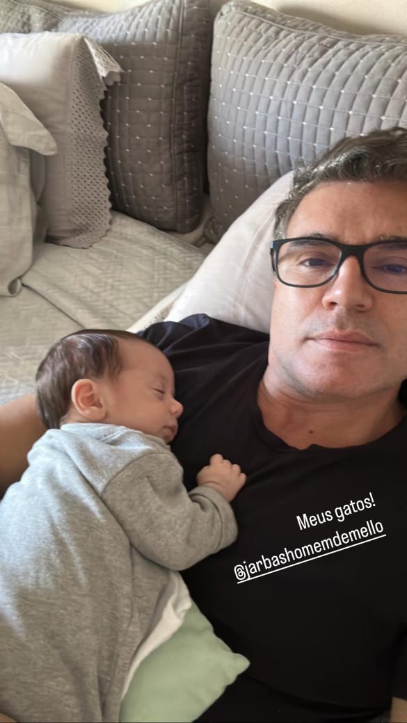 Luca e Jarbas Homem de Mello (Reprodução/Instagram)