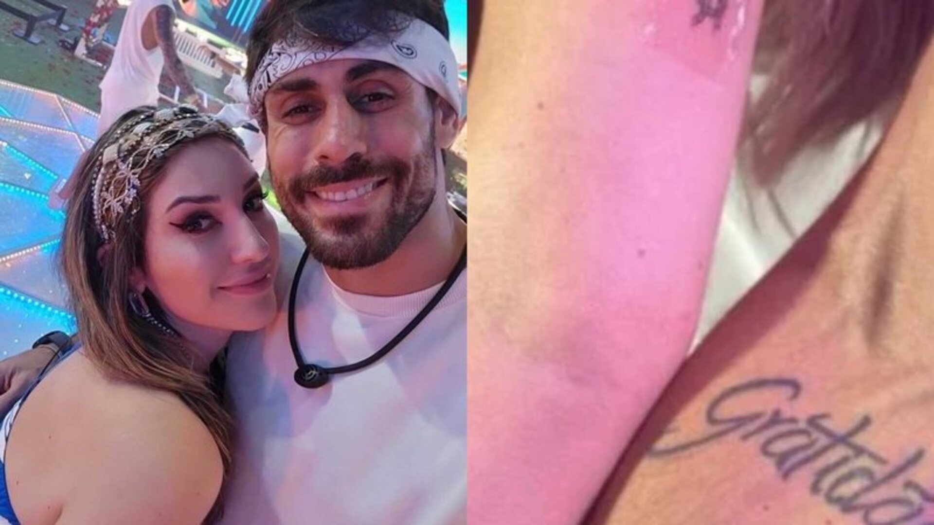 Ex Bbbs Amanda E Cara De Sapato Eternizam A Relação Com Uma Tatuagem