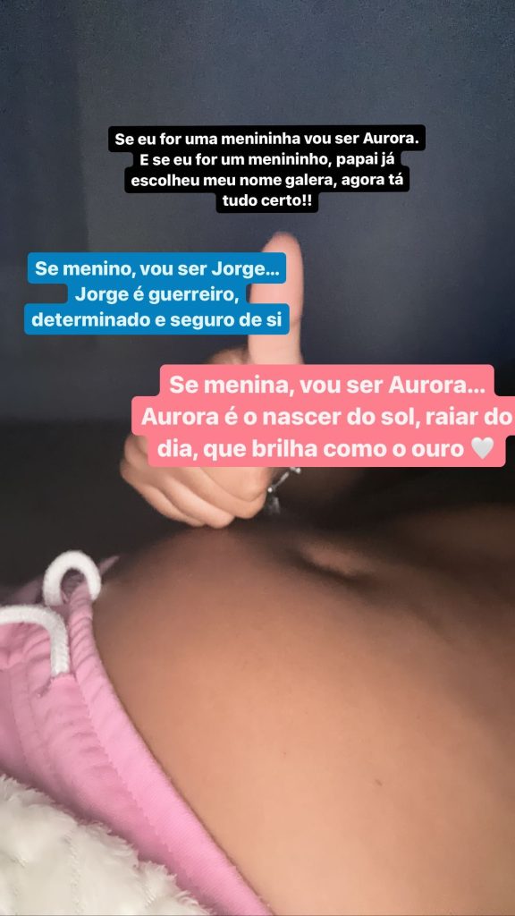 Story de Ary Mirelle. Reprodução/Instagram