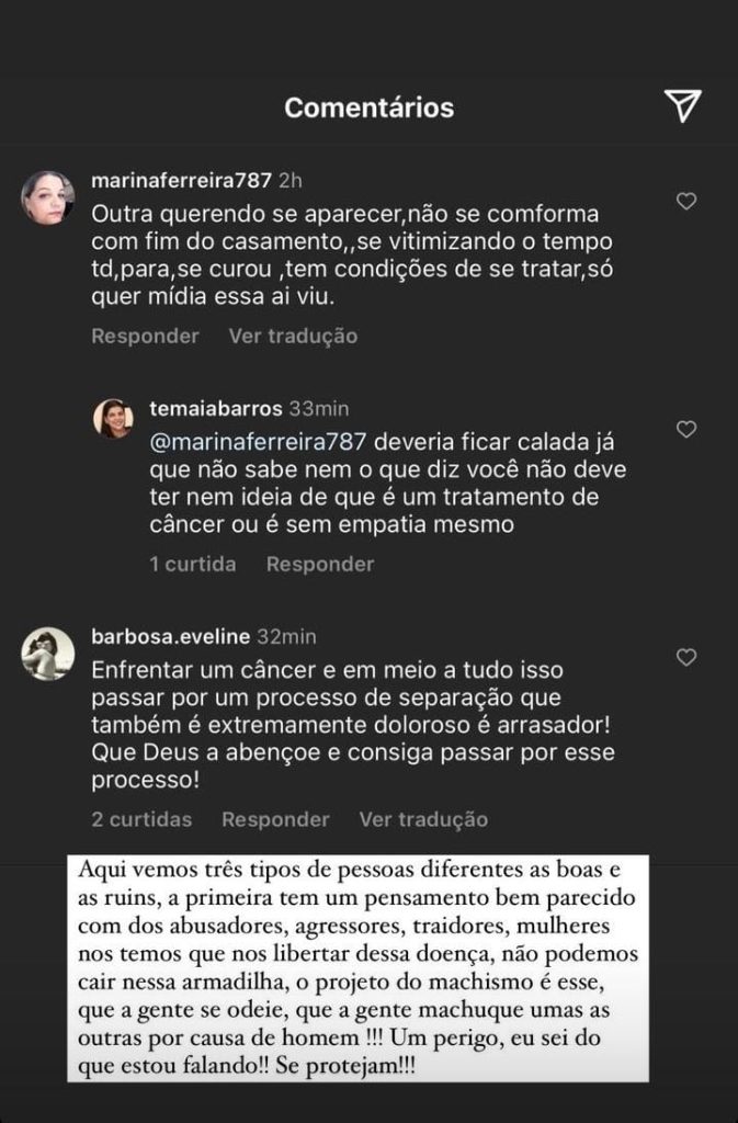 Preta Gil faz desabafo (Reprodução/Instagram)