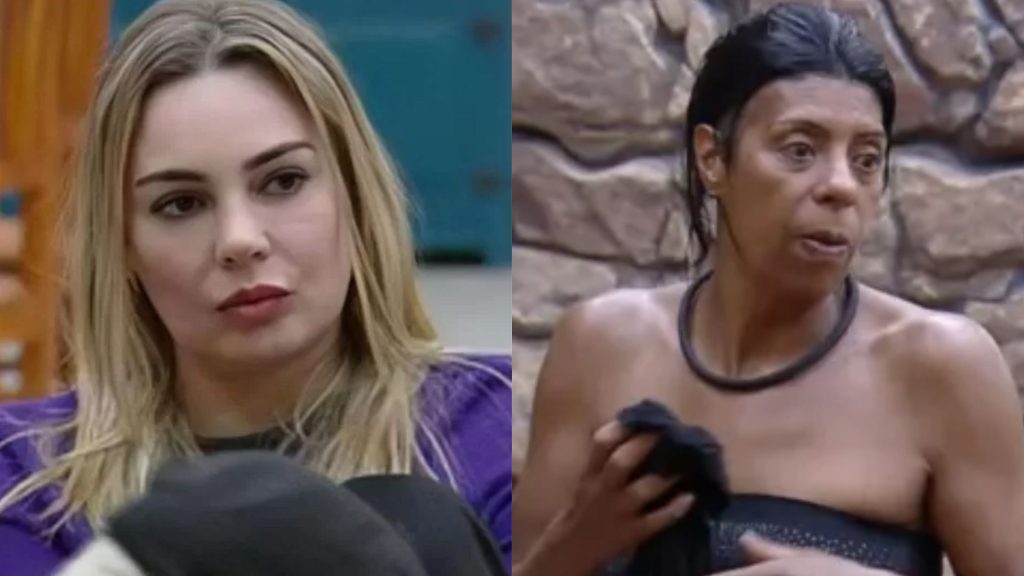 Rachel e Márcia em 'A Fazenda 15'. Reprodução/Record TV