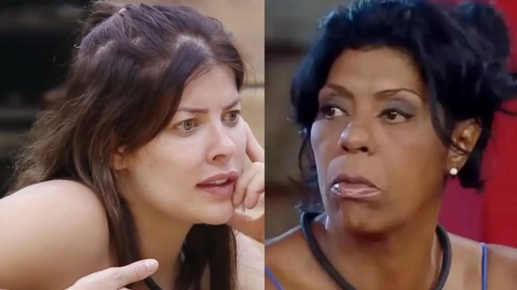 Jaquelline e Márcia Fu em A Fazenda 15 - Reprodução/Record TV