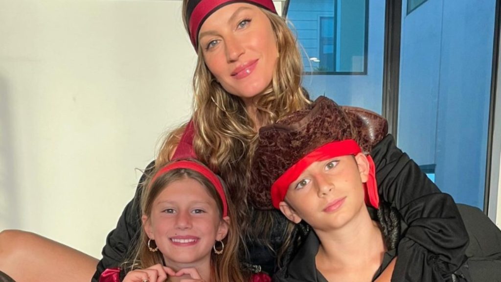 Gisele Bündchen e filhos, Benjamin e Vivian