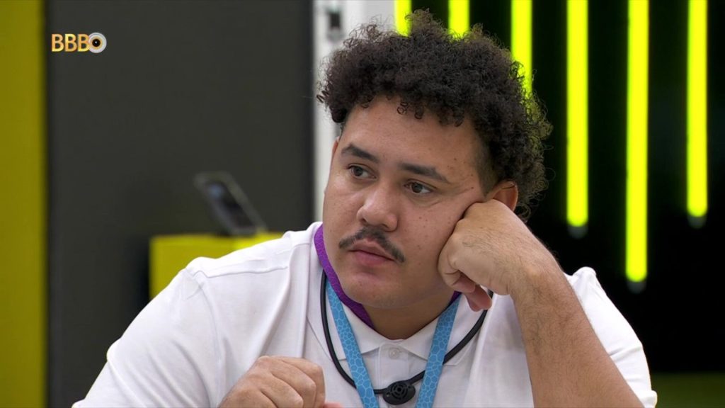 Lucas no almoço do Anjo do 'BBB 24'