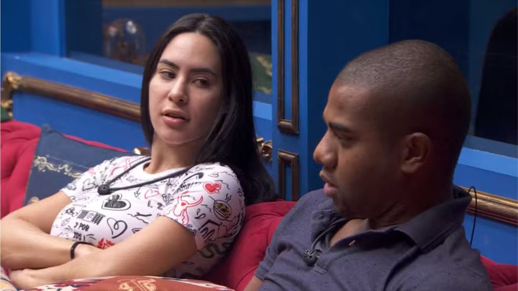 Isabelle e Davi no 'BBB 24' - Reprodução/ TV Globo