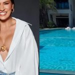 Simone Mendes e piscina em sua mansão em Orlando - Reprodução/Instagram