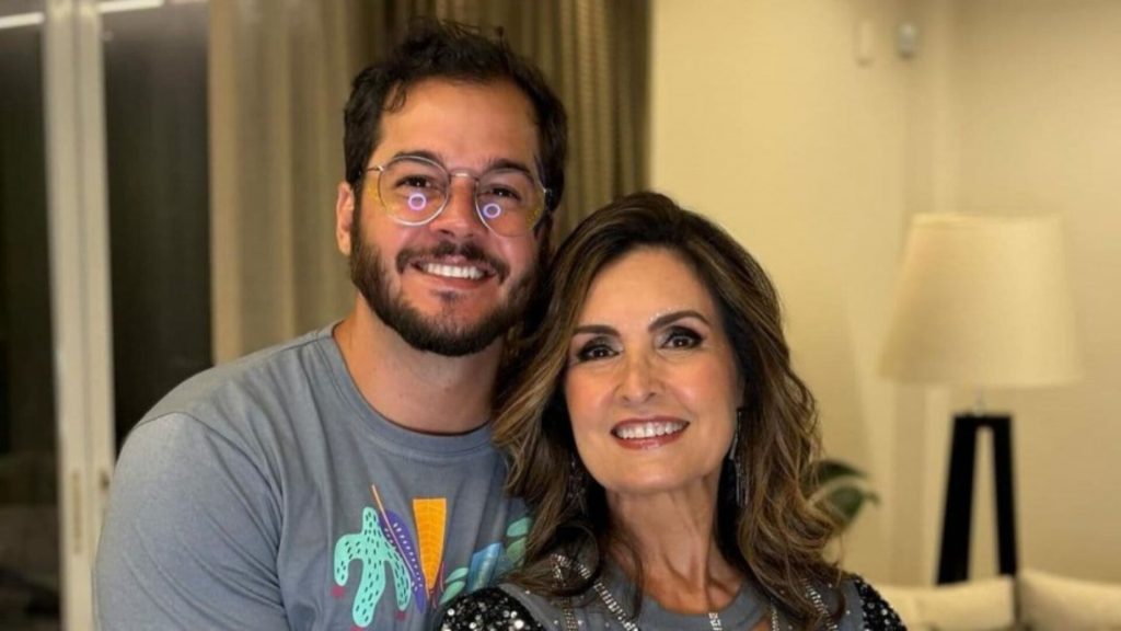 Túlio Gadêlha e Fátima Bernardes