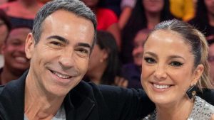 Cesar Tralli e Ticiane Pinheiro do Domingão - Reprodução/TV Globo