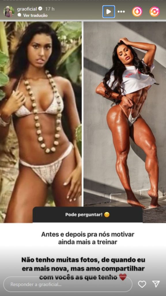 Story de Gracyanne Barbosa - Reprodução/Instagram