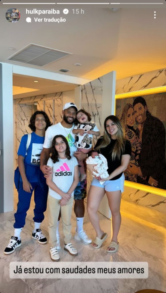 Hulk Paraiba e a família - Reprodução/Instagram