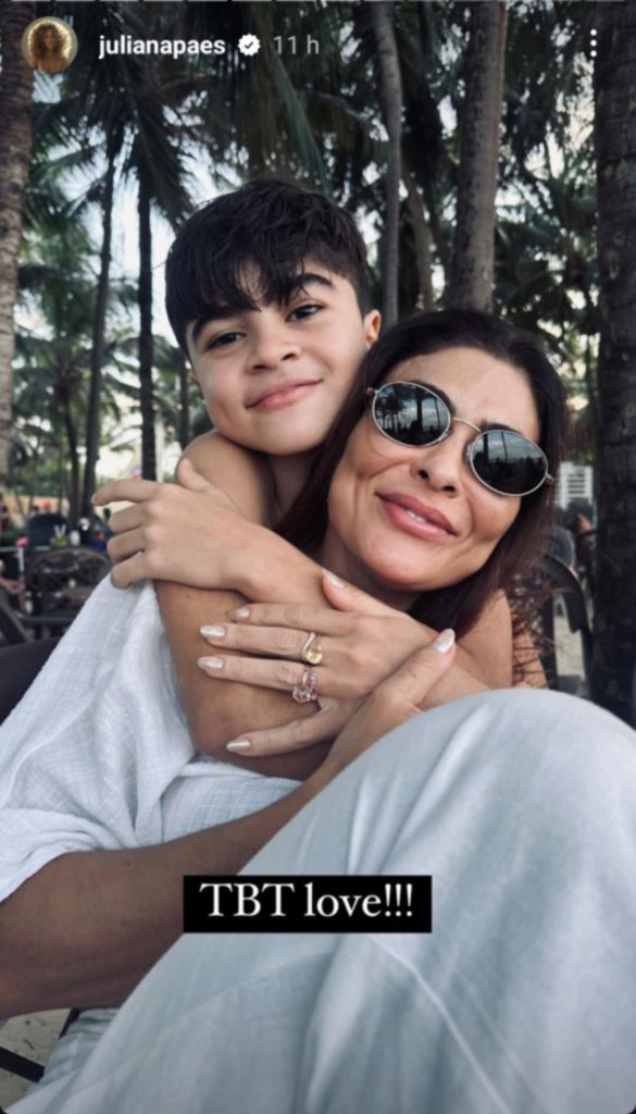 Juliana Paes e o filho - Reprodução/Instagram