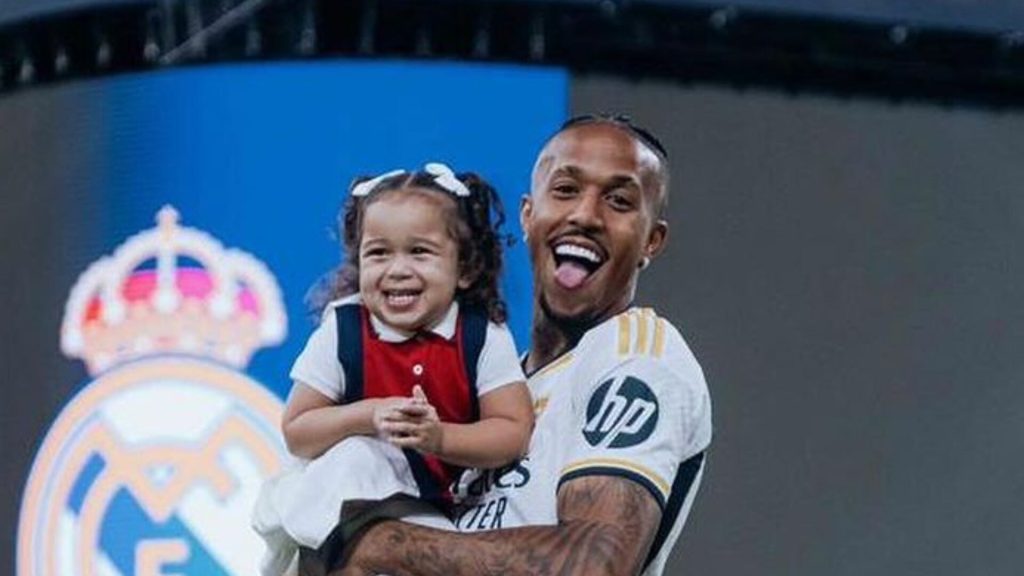 Éder Militão e filha, Cecília