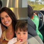 Gusttavo Lima e Andressa Suita com os filhos, Gabriel e Samuel