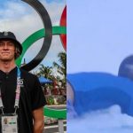 Surfista Tim Elter perde a bermuda no mar e mostra demais nas Olimpíadas