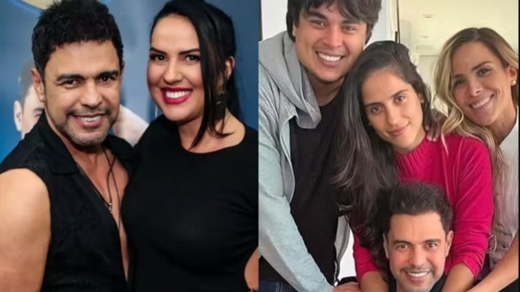 Zezé Di Camargo, Graciele Lacerda, Wanessa Camargo, Camilla Camargo e Igor Camargo