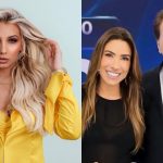 Chaline Grazik, Patrícia Abravanel e Silvio Santos - Reprodução/Instagram