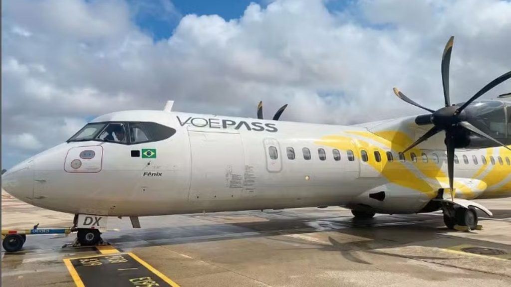 Avião da empresa Voepass - Reprodução/ Instagram