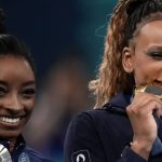 Simone Biles e Receba Andrade - Alexandre Loureiro/COB