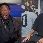 Pelé e neto Gabriel Arantes