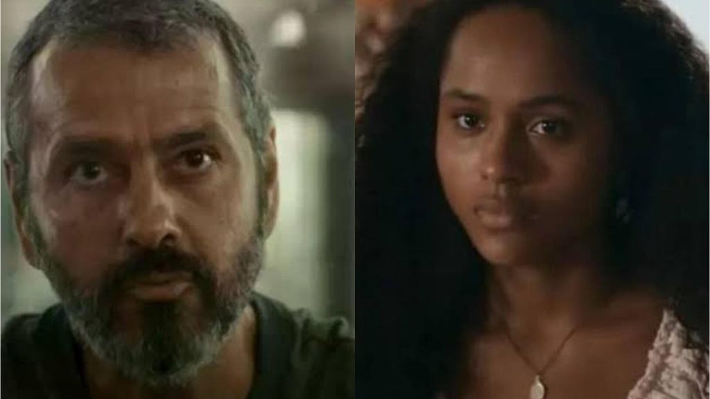 José Inocêncio (Marcos Palmeira) e Maria Santa (Duda Santos) em 'Renascer' - Reprodução/ Globo