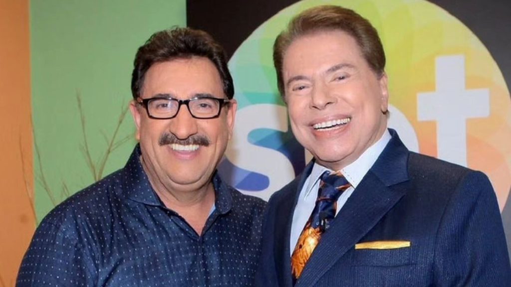 Ratinho e Silvio Santos