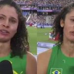 Atleta Valdileia Martins nas Olimpíadas de Paris