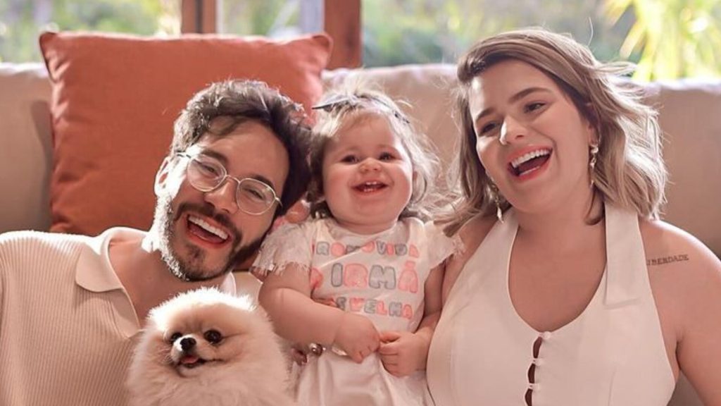 Viih Tube e Elizer com a filha, Lua - Crédito: Ingryd Alves 