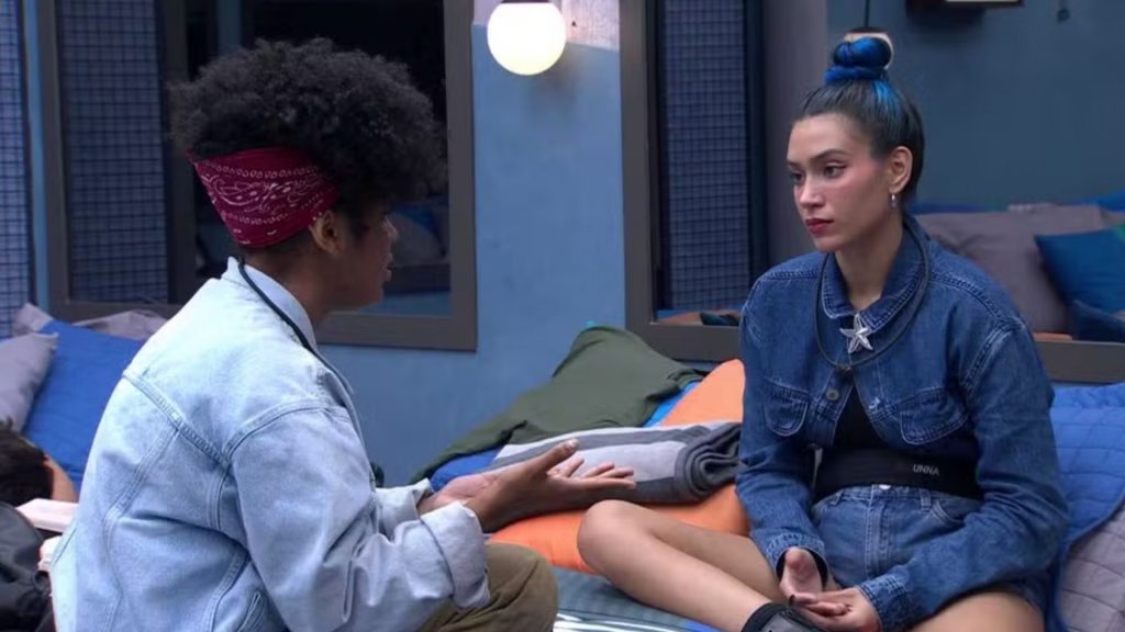 Thália e Unna X (Reprodução/Globo)