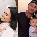 Bruna Biancardi e Neymar com a filha, Mavie