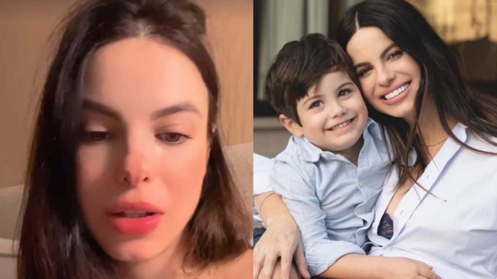 Sthefany Brito e o filho - Reprodução/Instagram