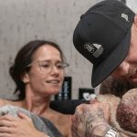 Brantley Gilbert, a esposa e o filho - Reprodução/Instagram