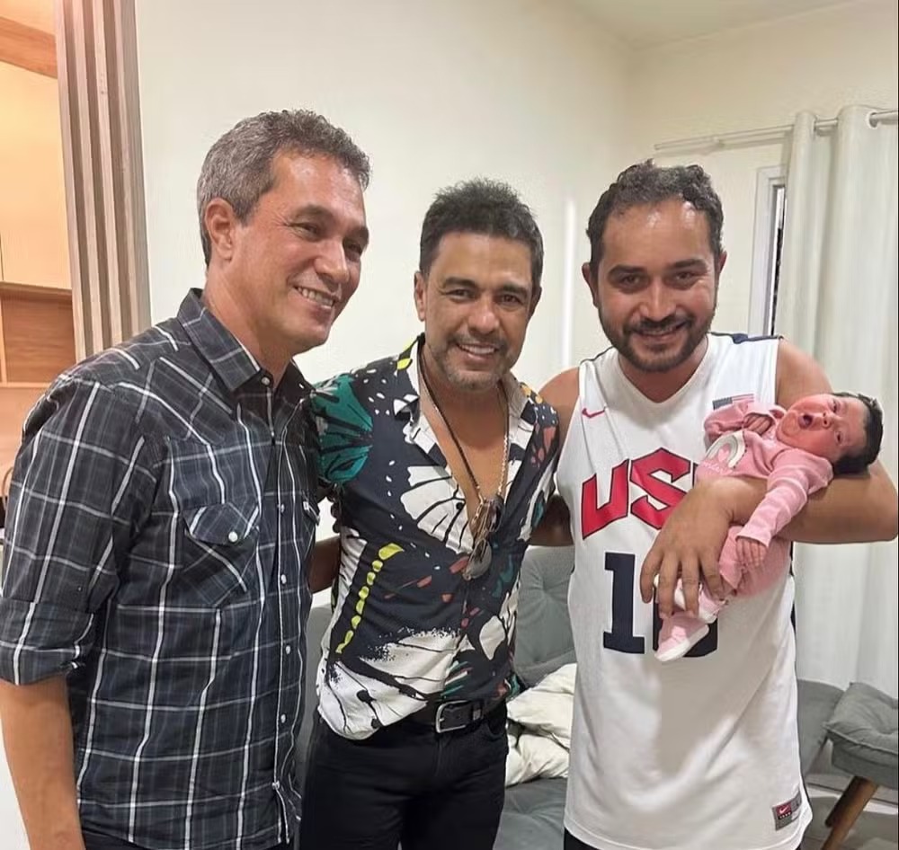 Zezé visita neta de Luciano (Reprodução/Instagram)