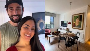 Isabelle Nogueira e Matteus Amaral no novo apartamento - Reprodução/Instagram