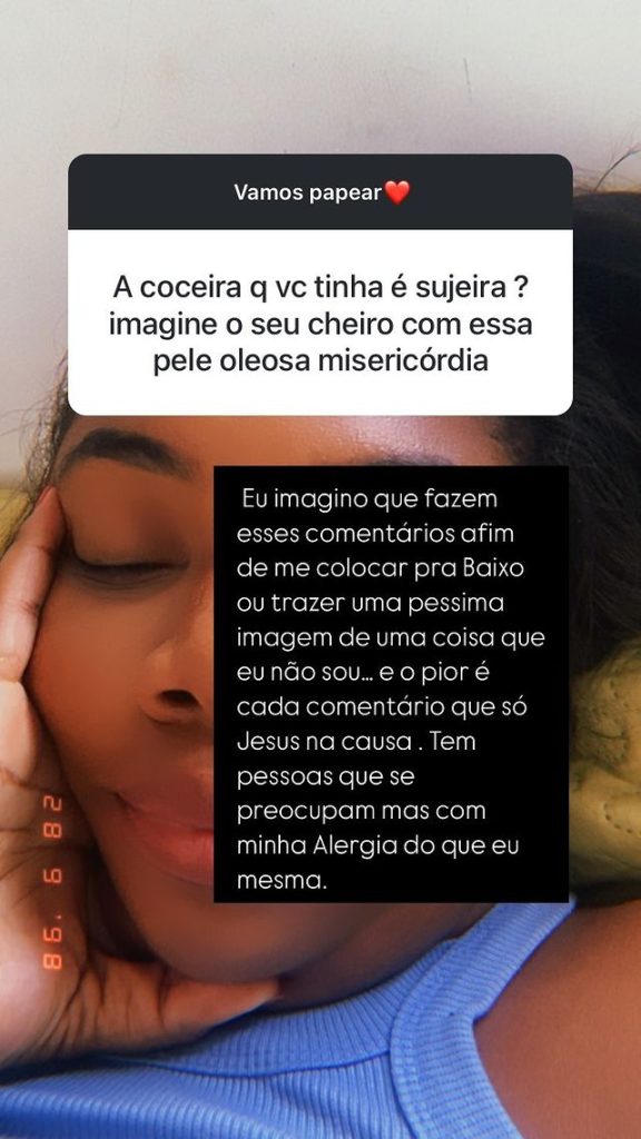 Story de Raquel Brito - Reprodução/Instagram